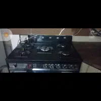 بخاری گازی بزرگ و گاز صفحه شیشه ای طرح فر