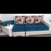 مبل ال همراه با کاناپه|مبلمان خانگی و میز عسلی|آستانه اشرفیه, |دیوار