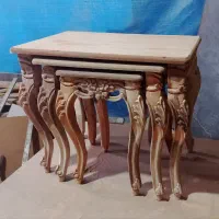 میز جلو مبلی عسلی چوب گردو میزجلومبلی|مبلمان خانگی و میز عسلی|مشهد, حضرت حجت|دیوار