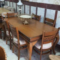 میز صندلی چوبی