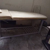 تخت ماساژ چوبی و فلزی