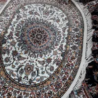 فرش آشپزخانه بیضی طرح افشان اکریلیک۱×۱/۵ سایز|فرش|تبریز, |دیوار