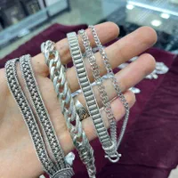 دسـتبند نقـره مر.دانه تایلندی|جواهرات|اصفهان, عسگریه|دیوار