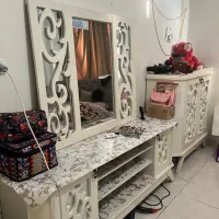 کمد و آینه ست|جاکفشی، کمد، دراور|تهران, جنت‌آباد مرکزی|دیوار