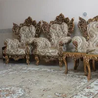 مبل سلطنتی ۹ نفره جلو مبلی|مبلمان خانگی و میز عسلی|سنندج, |دیوار