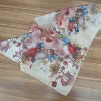 روسری ساتن ابریشم نو