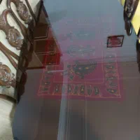 میز نهارخوری هشت نفره|میز و صندلی غذاخوری|بافت, |دیوار