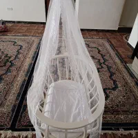 ننو گهواره ای نوزاددرحدنومناسب سیسمونی|تخت و صندلی بچه|قزوین, |دیوار
