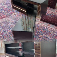 یک عددمیزتلویزیون ام دی اف باروکش شیشه سکوریت