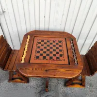 صندلی تخته نرد و شطرنج چوب راش نو آکبند|صندلی و نیمکت|تبریز, |دیوار