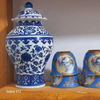 گلدان قلم آبی آنتیک|حراج|دماوند, گیلاوند|دیوار