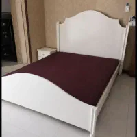 تخت نو دو نفره همراه با تشک خوشخواب