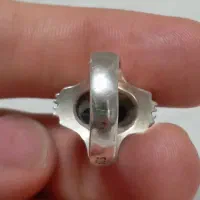 انگشترنقره عقیق سیاه رکاب دستسازنقره عیاربالا بشرط|جواهرات|قم, نیروگاه|دیوار