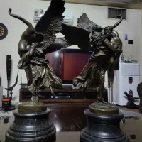 فروش مجسمه برنزی شمشیر شکسته پنجاه سانتی