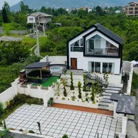 کلبه ی مدرن حیاطدار با جکوزی دالخانی دیو دریا جنگل