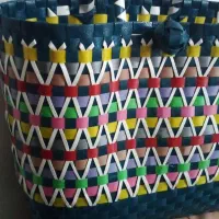 هنر دست سبد تسمه بافی|صنایع دستی و سایر لوازم تزئینی|رشت, تازه آباد|دیوار