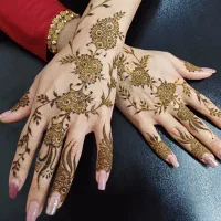 آموزش نقش حنا و مهره بافی