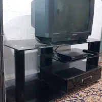 میز تلویزیون شیشه ای