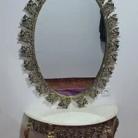 آیینه و شمعدان و کنسول سلطنتی|بوفه، ویترین، کنسول|ایلام, |دیوار