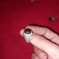 انگشتر عقیق و فیروزه