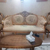 سرویس کامل خواب دونفره مبلمان ،میز کنسول ،ساعت