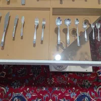 سرویس کامل قاشق چنگال ۷۴پارچه قدیمی نونو