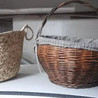 سبد حصیری یا زنبیل حصیری