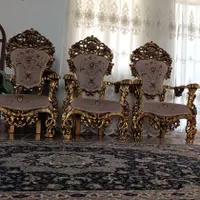 مبل سلطنتی ۹نفره پنجه شیری|مبلمان خانگی و میز عسلی|تاکستان, |دیوار