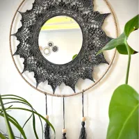 دیوارکوب ماندالا دستبافت