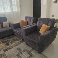 مبل سبز قیمت ۲۰ تومن  مبل طوسی قیمت ۷ تومن|مبلمان خانگی و میز عسلی|قشم, |دیوار