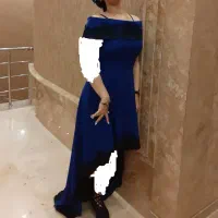 لباس مجلسی رنگ کاربنی