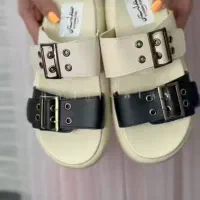 صندل لژ دار سایز ۴۰ ودمپایی زرشکی سایز ۴۰|کیف، کفش، کمربند|کرمانشاه, |دیوار