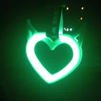 قلب آویز چراغ دار|لامپ و چراغ|بروجرد, |دیوار