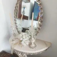 فروش میزارایش وکتابخانه وایینه شمعدان به قیمت عالی