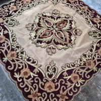 ست رومیزی سوزن دوزی|پرده، رانر، رومیزی|شیراز, قصرالدشت|دیوار
