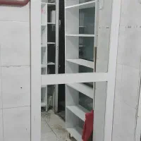 ام دی اف دکور ویترین قفسه|بوفه، ویترین، کنسول|زبرخان, |دیوار