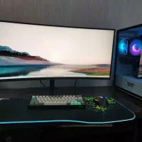 کیس گیمینگ نسل 13 همراه با مانیتور