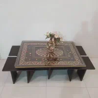 میز جلو مبلی و عسلی|مبلمان خانگی و میز عسلی|قزوین, |دیوار