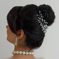 شنیون و میکاپ ، عروس در منزل ، کراتین پروتئین مو