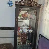 بوفه چوبی رنگ کوره ای بسیار زیبا