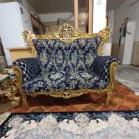 مبل هفت نفره همراه با دوتاعسلی ومیزرنگ سورمه ای|مبلمان خانگی و میز عسلی|قدس, شهر‌قدس|دیوار