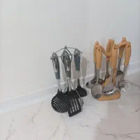 کفگیر ملاقه استیل و پلاستیک