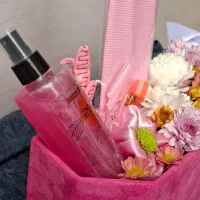 باکس گل صورتی|گل مصنوعی|یزد, |دیوار