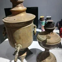 چراغ و سماور زغالی عتیقه|کلکسیون اشیاء عتیقه|سبزوار, کوی گلستان|دیوار