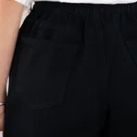 شلوار مام استایل لی مشکی دخترانه