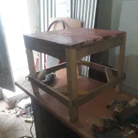 کرسی چوبی ابعاد۶۰در۶۰ در۵۰ ارتفاع