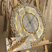 ساعت دیواری شیک و براق|ساعت دیواری و تزئینی|کرج, عظیمیه|دیوار