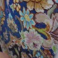 فرش ابریشم دستباف ۳متری سالاری  تبریز|فرش|باقرشهر, |دیوار