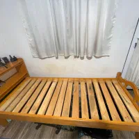 تخت تمام چوب روسی یک نفره