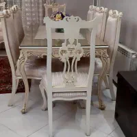 مبل استیل ۷ نفره به همراه ناهارخوری و ویترین|مبلمان خانگی و میز عسلی|پردیس, فاز ۲|دیوار